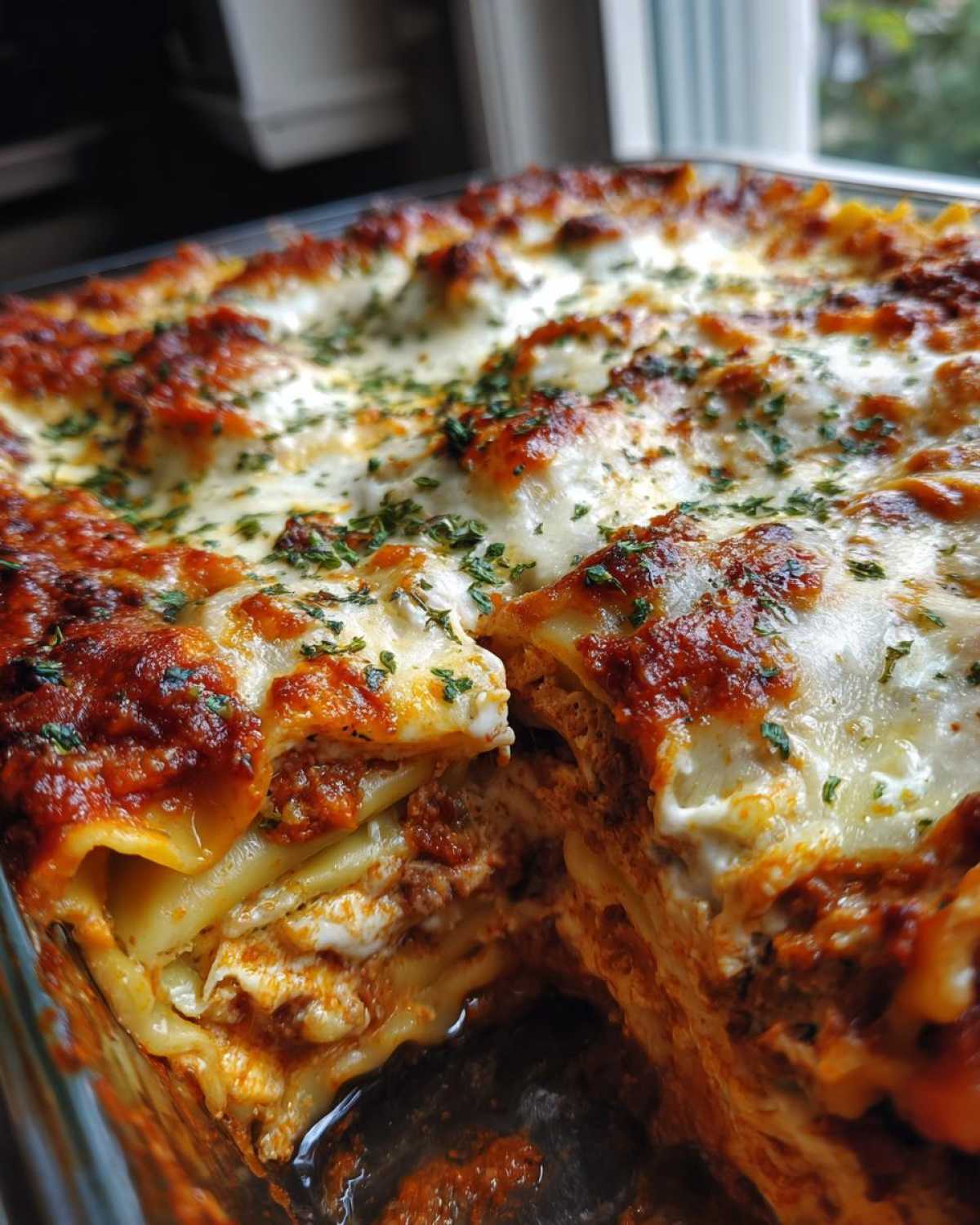 lazy lasagna - detail 1