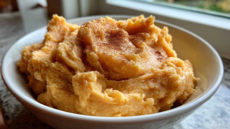 mashed sweet potatoes