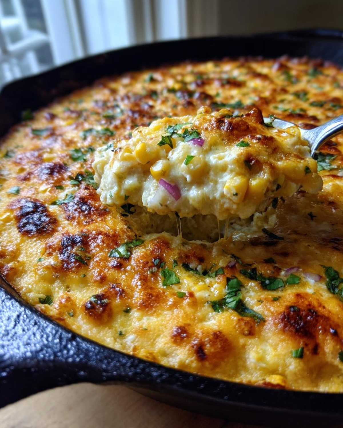 mexican street corn dip - detail 2