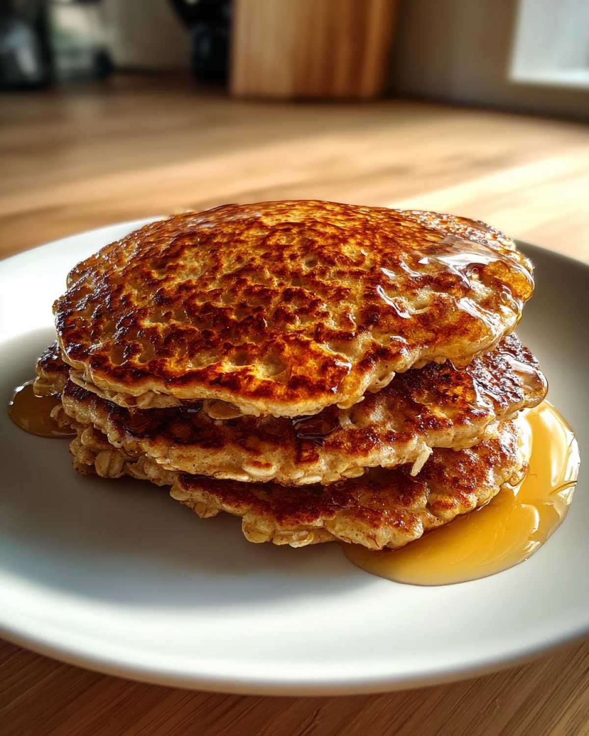 oatmeal pancakes - detail 4