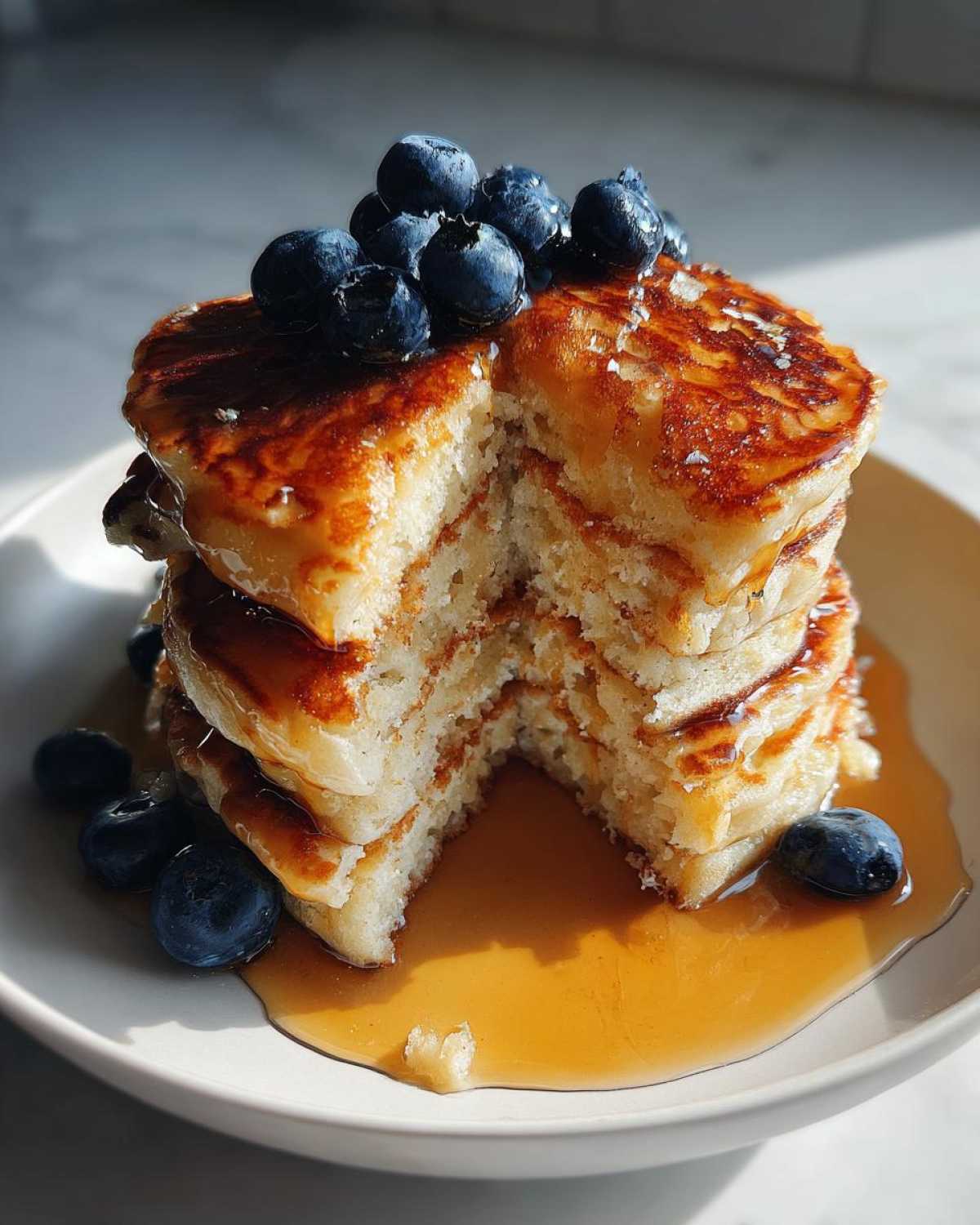 oatmeal pancakes - detail 4