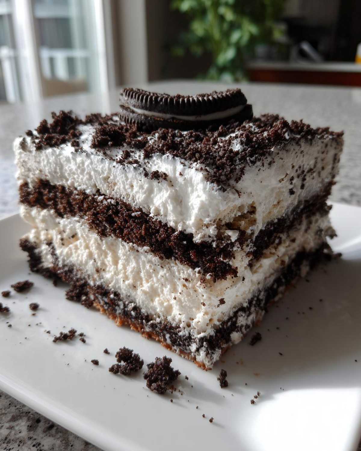 oreo dirt cake - detail 1