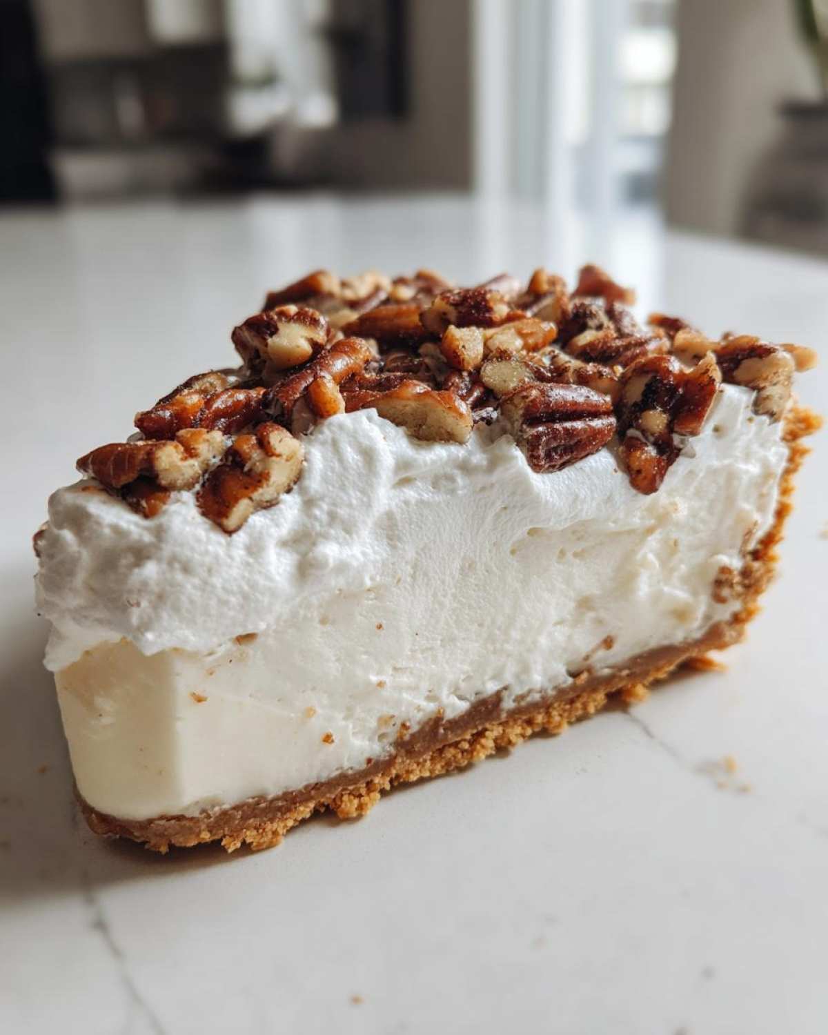 pecan cream pie - detail 1