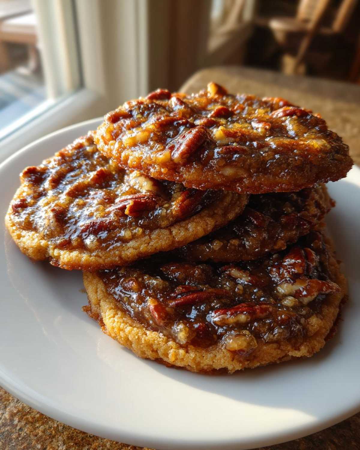 pecan pie cookies - detail 4