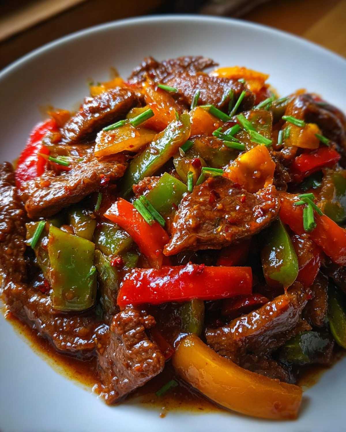 pepper steak - detail 4