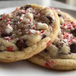 peppermint chocolate chip cookies