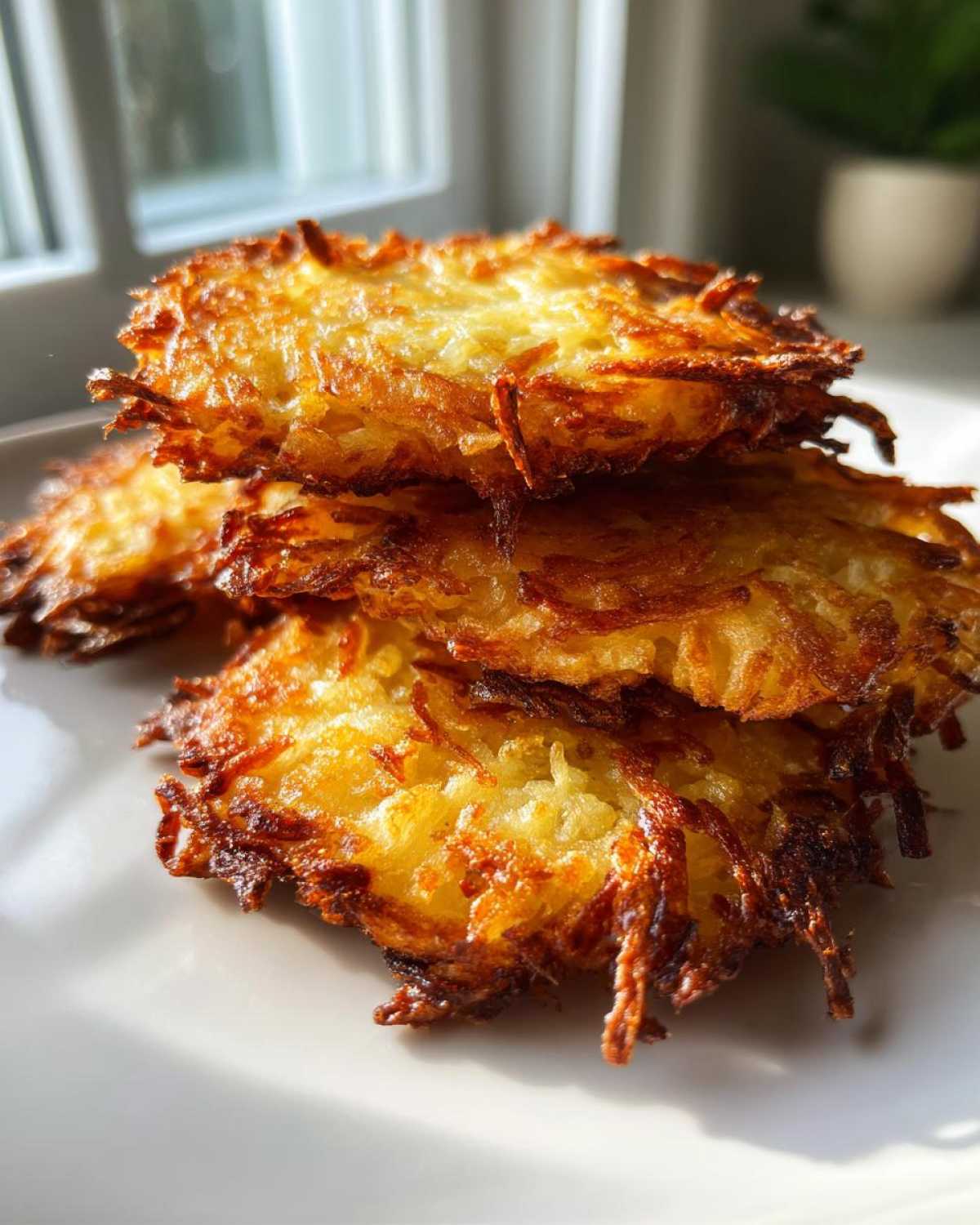 potato latkes - detail 1