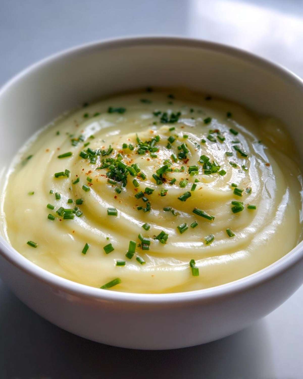 potato leek soup - detail 3
