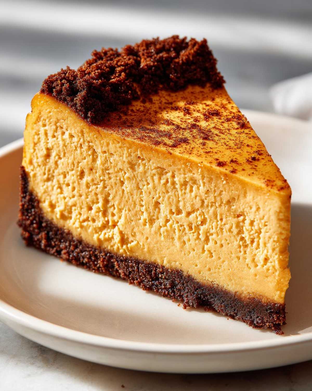 pumpkin cheesecake - detail 1