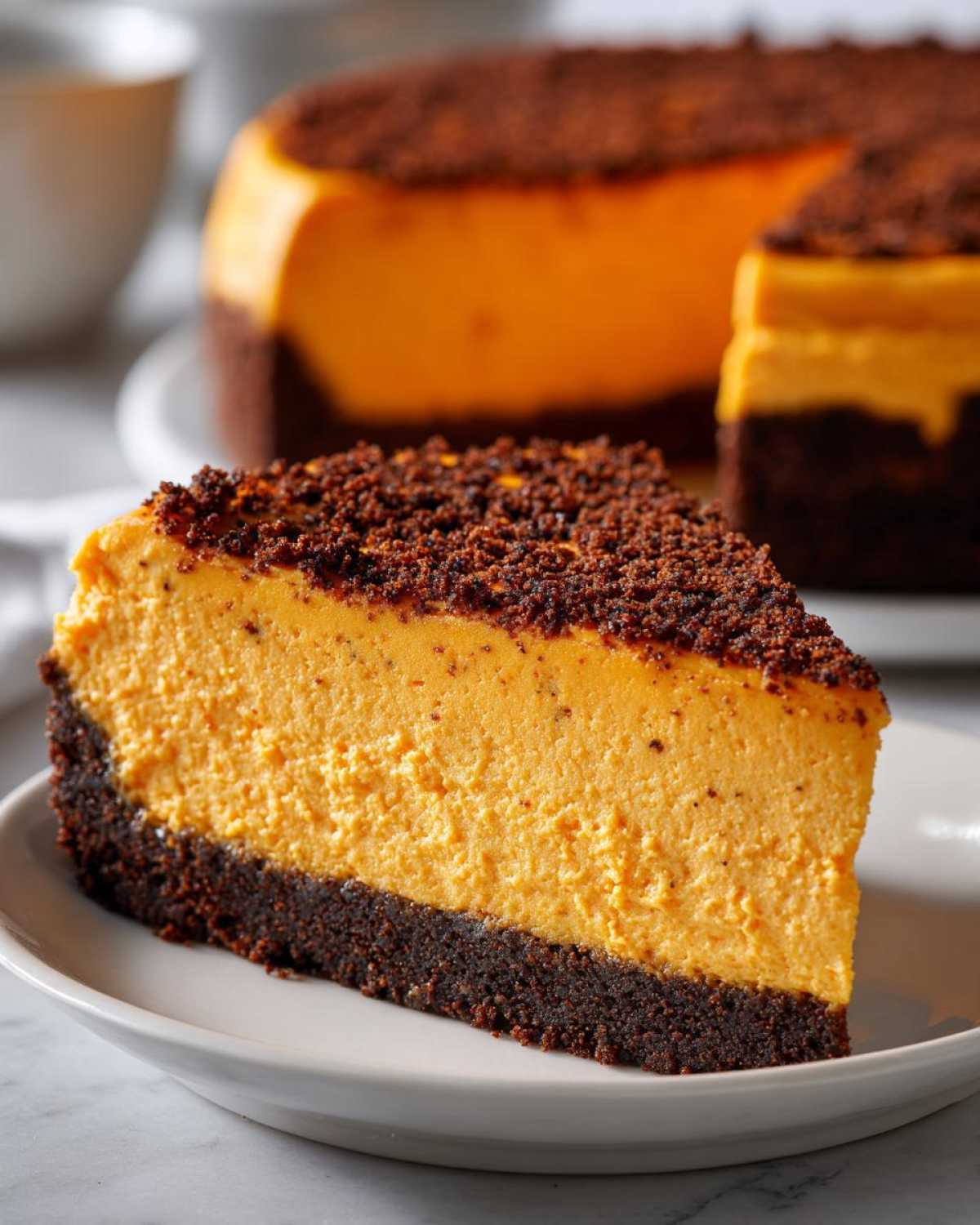 pumpkin cheesecake - detail 2