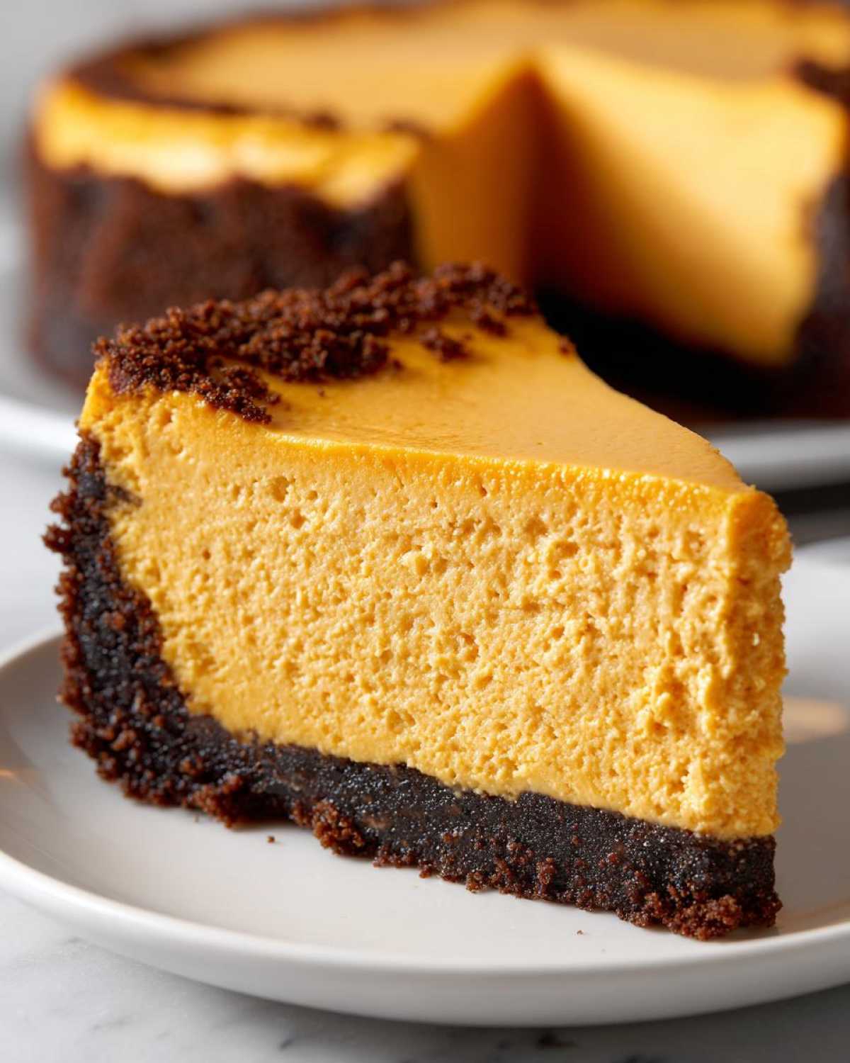 pumpkin cheesecake - detail 3