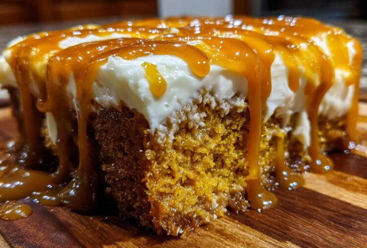 pumpkin poke cake