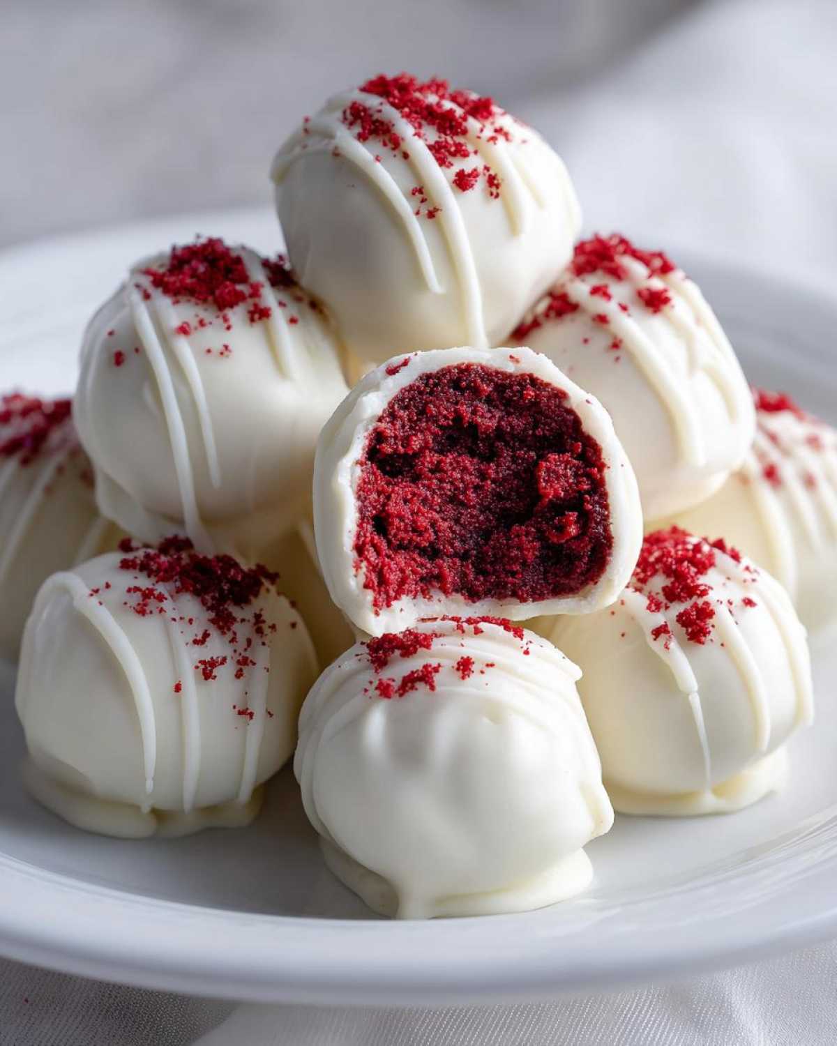 red velvet cake balls - detail 2