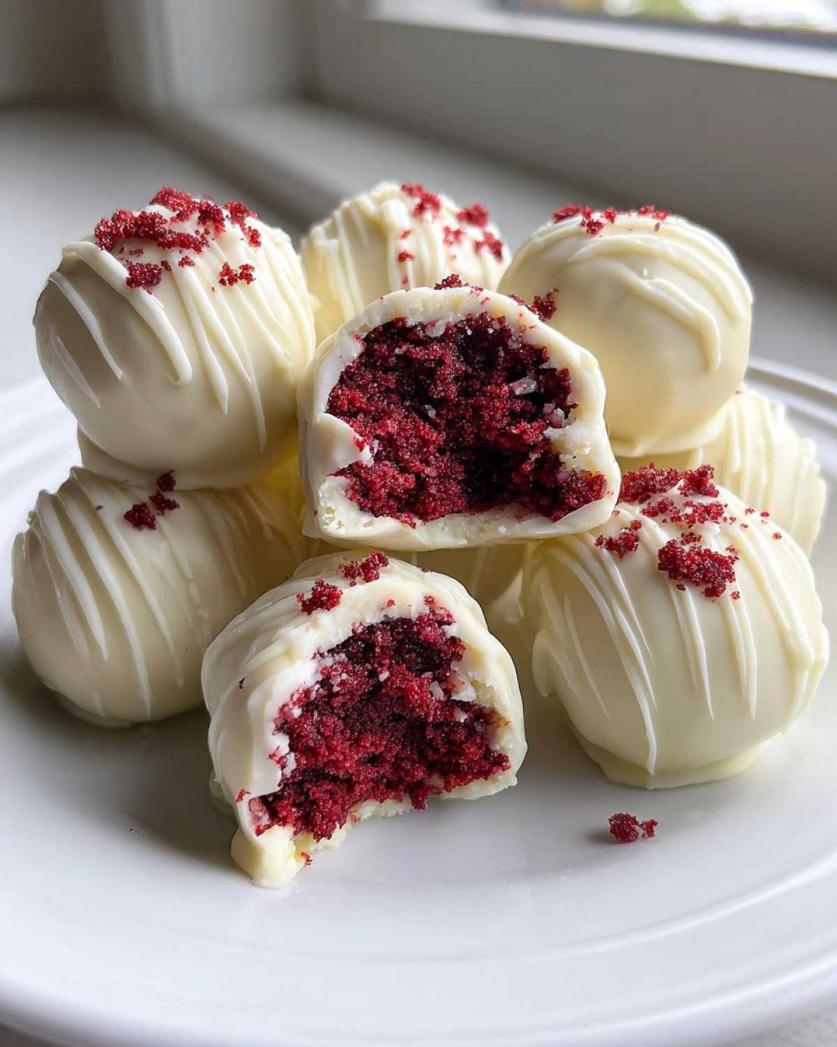 red velvet cake balls - detail 3