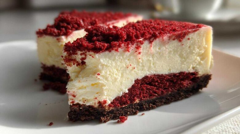 red velvet cheesecake