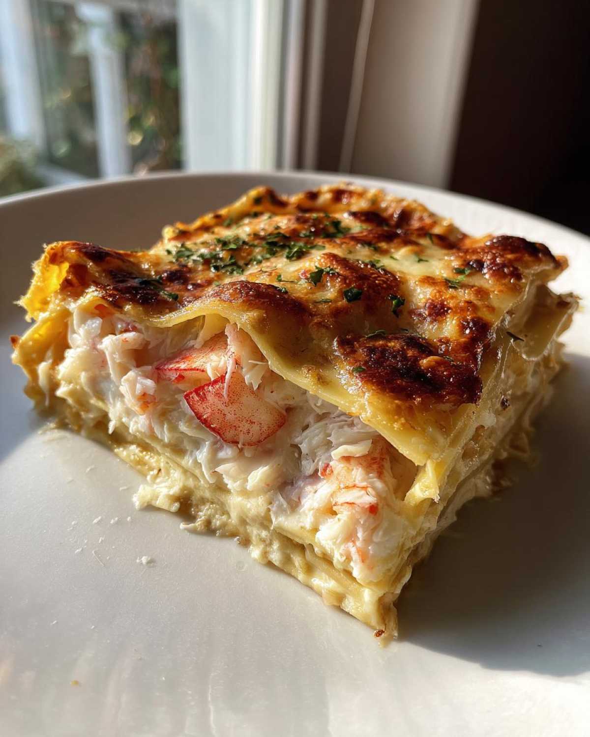 seafood lasagna - detail 4