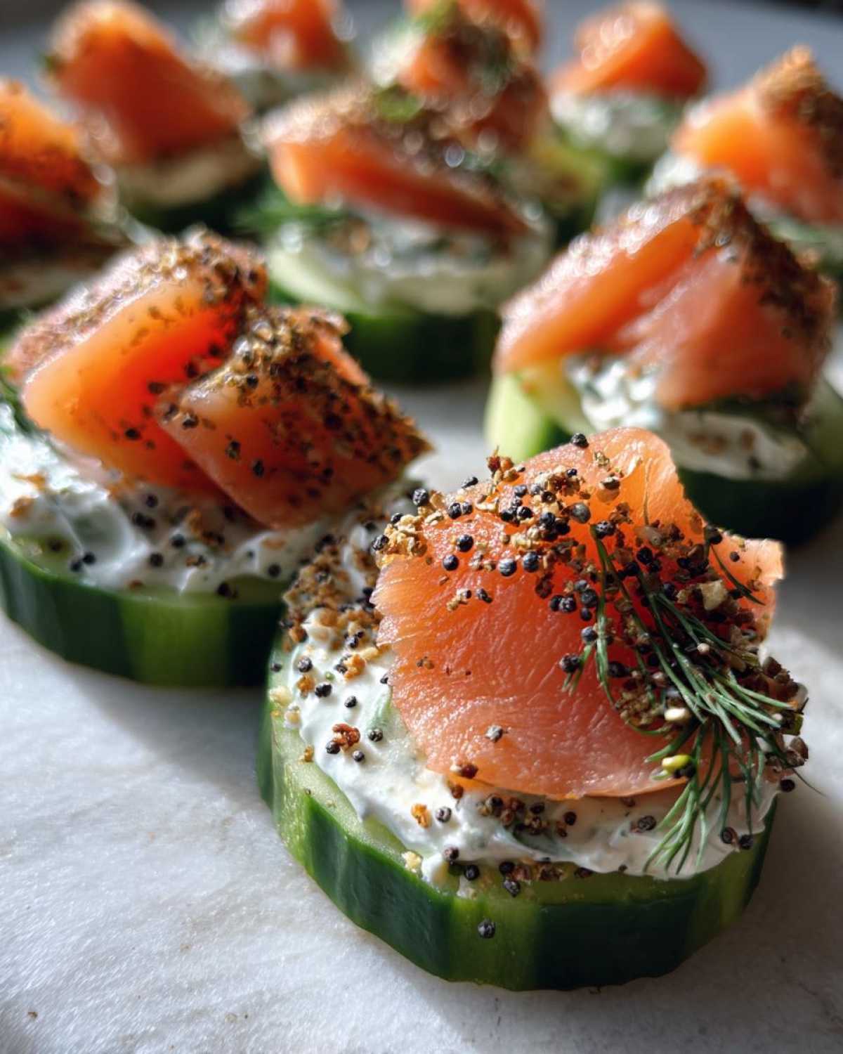 smoked salmon - detail 2
