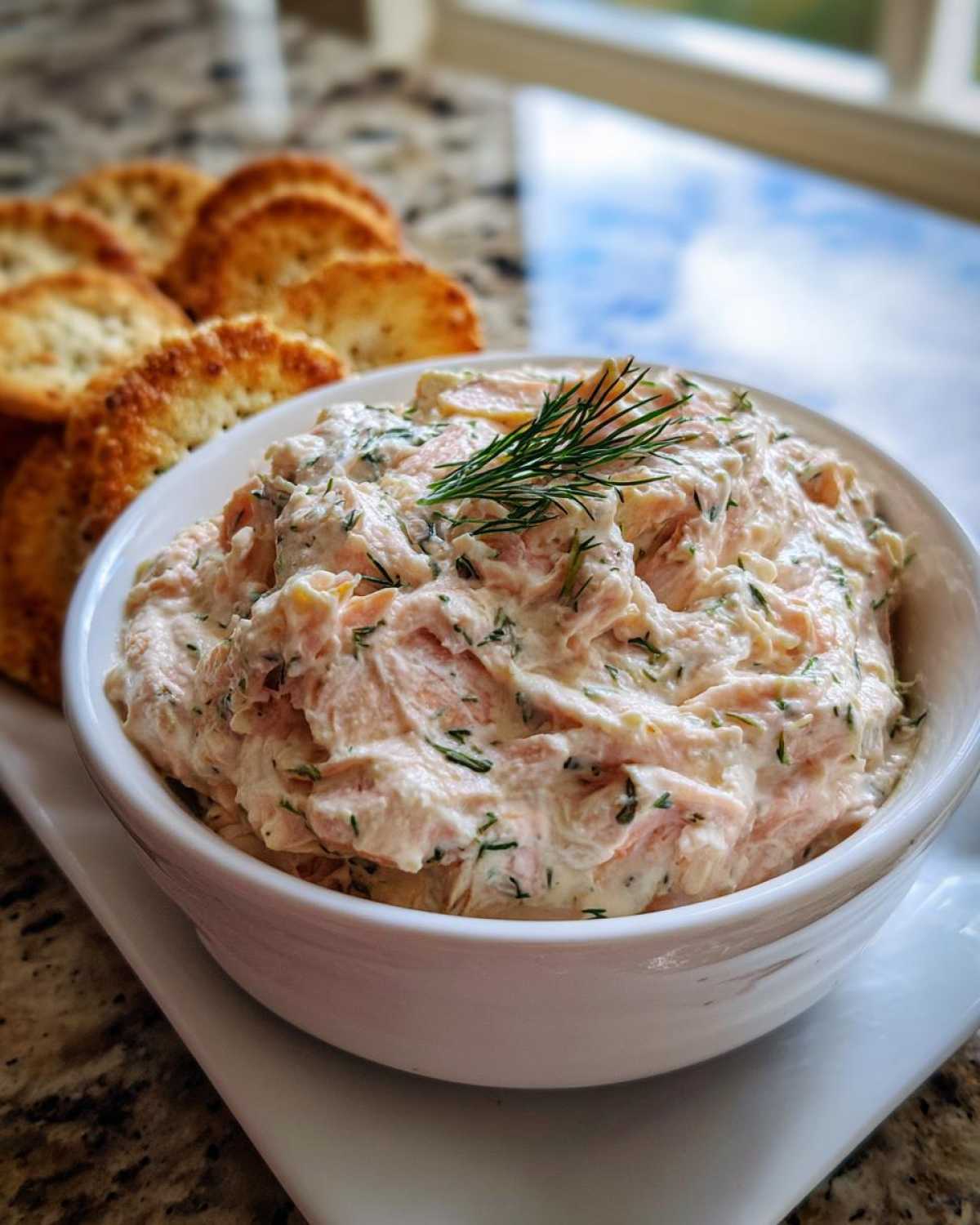 smoked salmon dip - detail 2