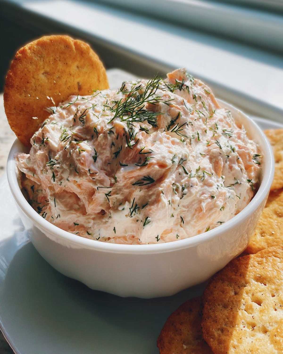 smoked salmon dip - detail 4