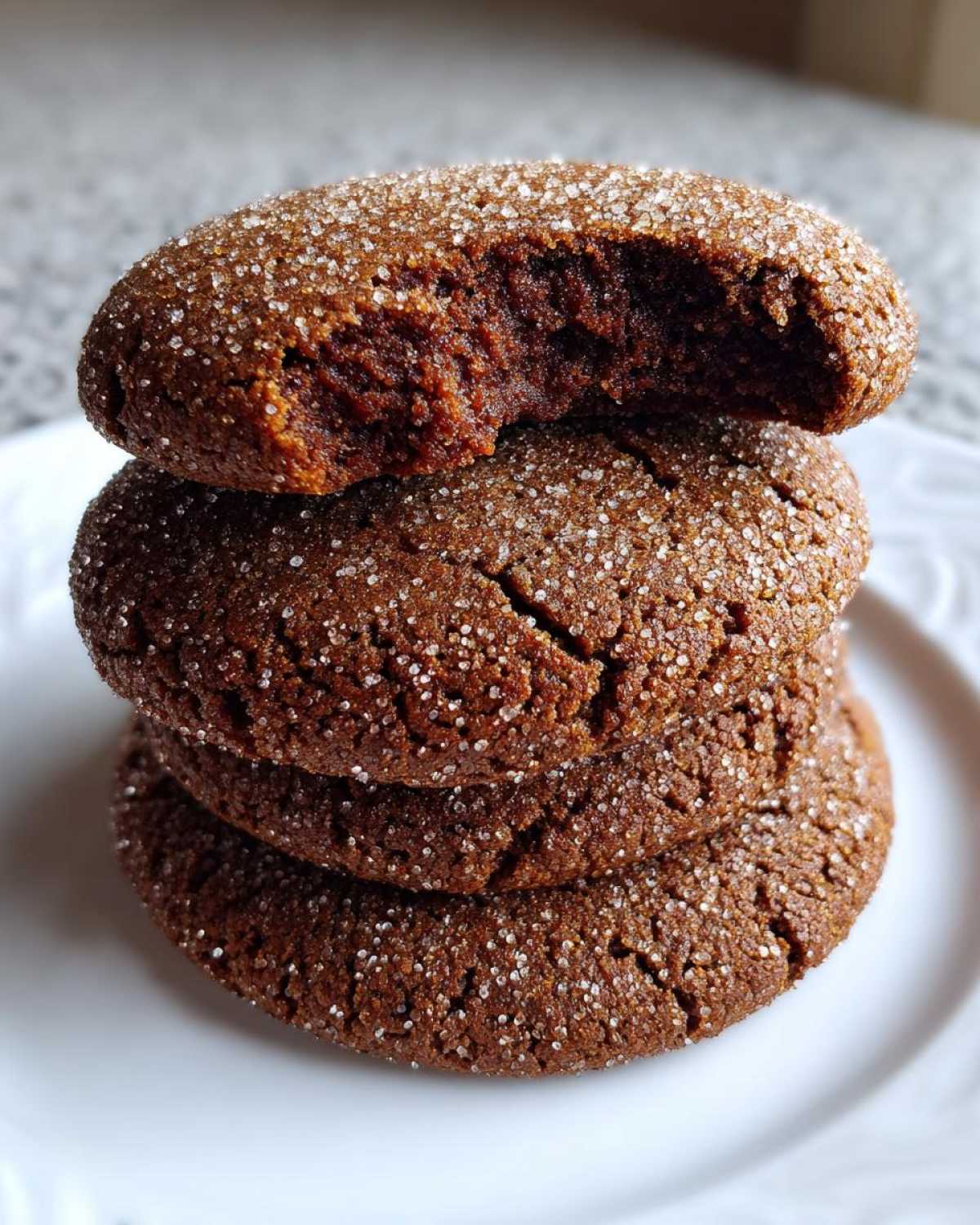 soft gingerbread cookies - detail 1