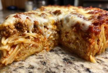 spaghetti pie