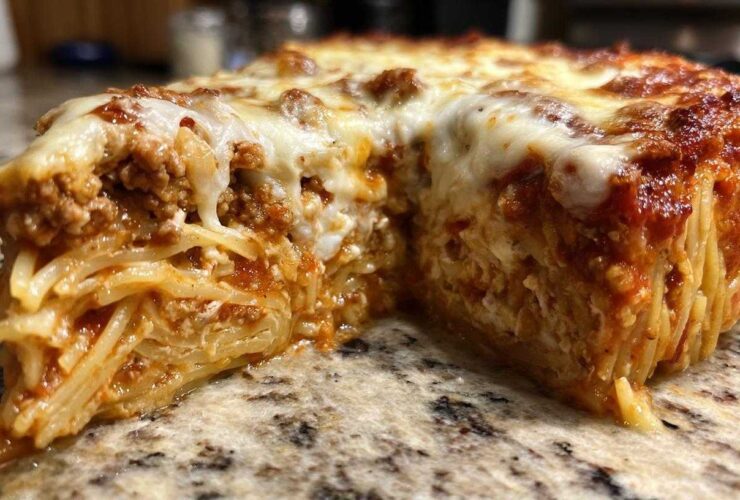 spaghetti pie