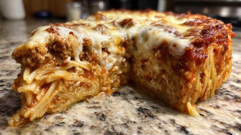 spaghetti pie