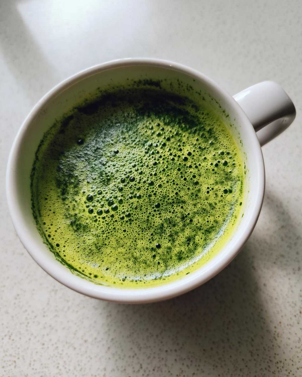 spinach soup - detail 2