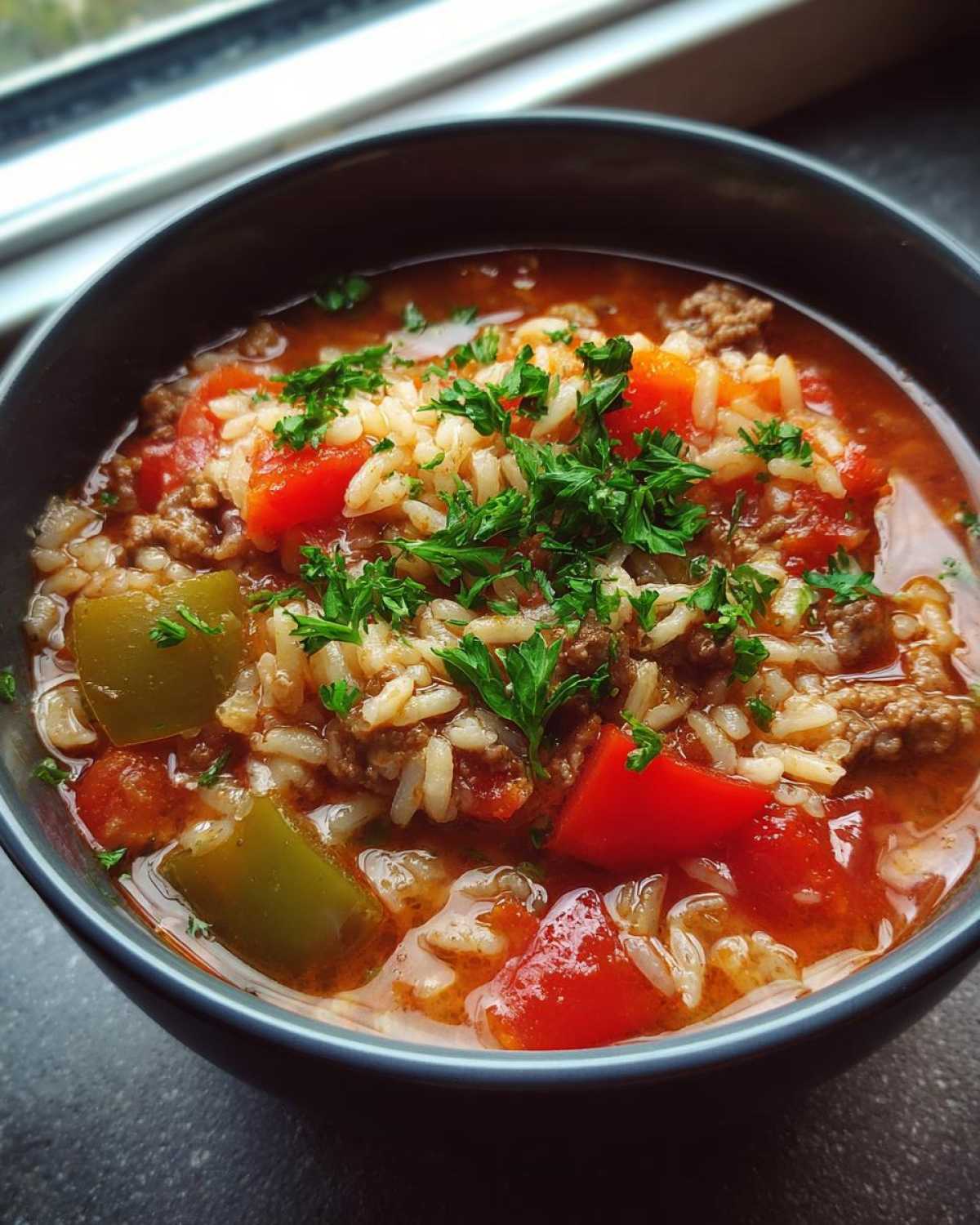 stuffed pepper soup - detail 4