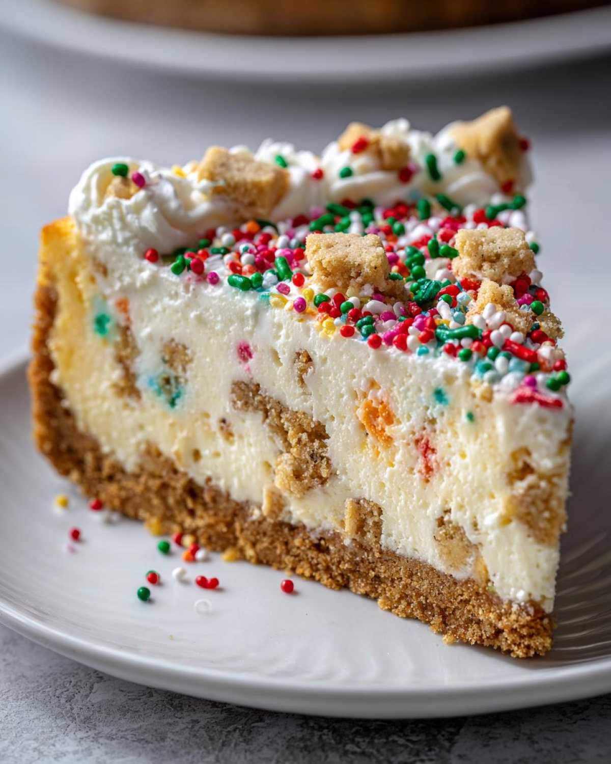 sugar cookie cheesecake - detail 2