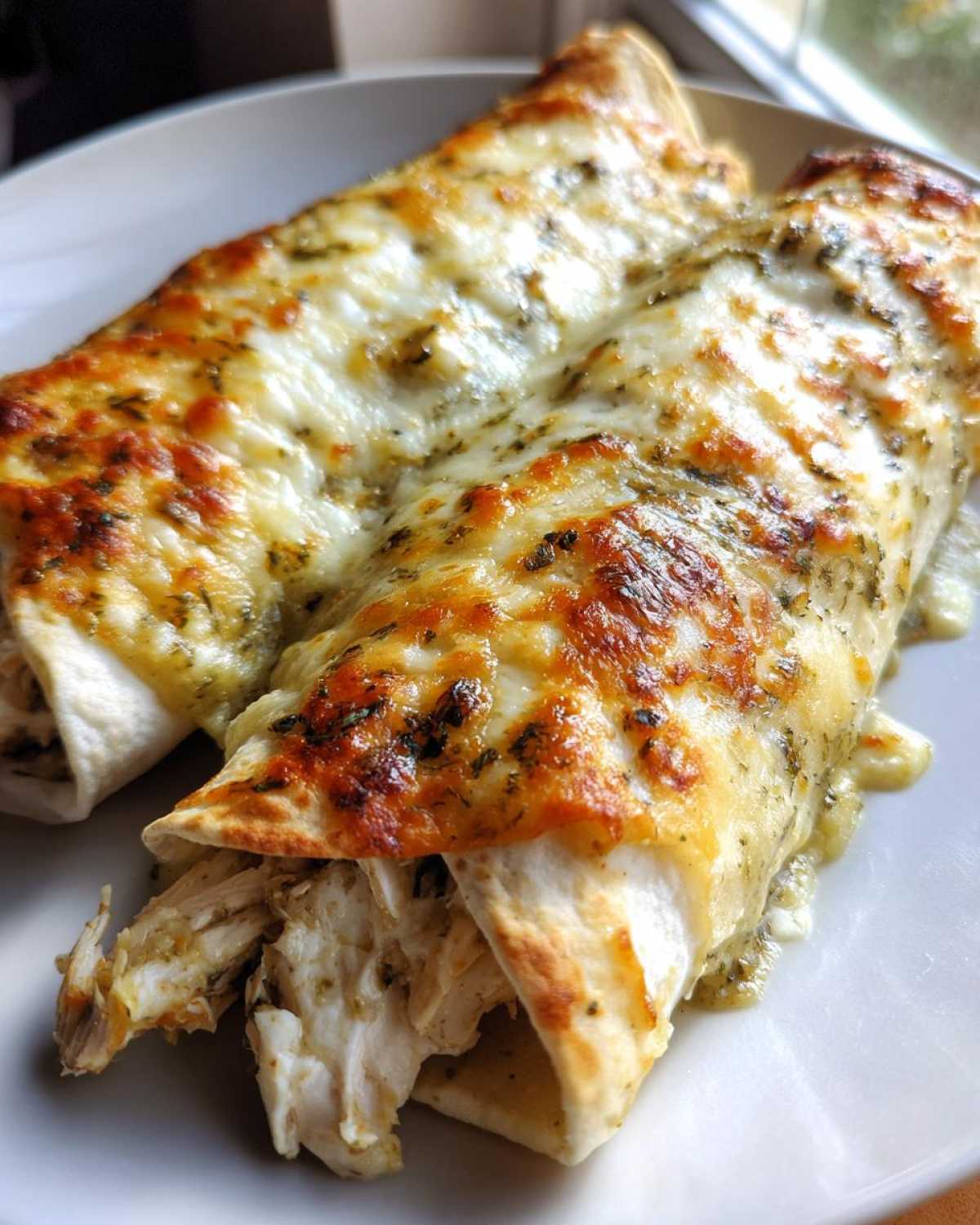 white chicken enchiladas - detail 4
