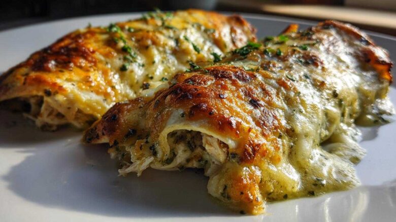 white chicken enchiladas