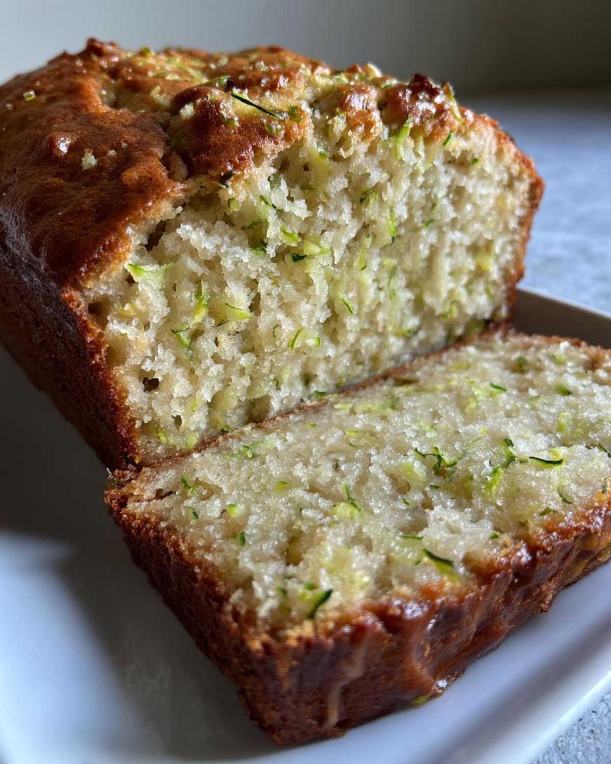 zucchini banana bread - detail 2