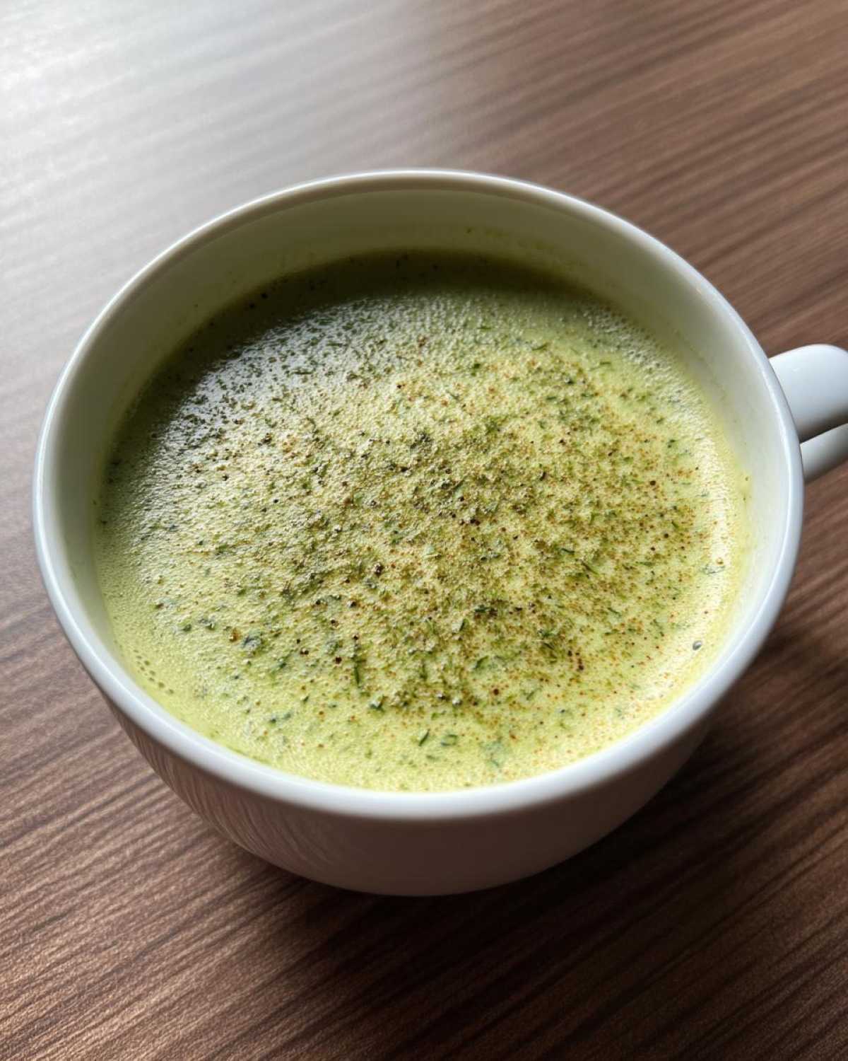 zucchini soup - detail 2