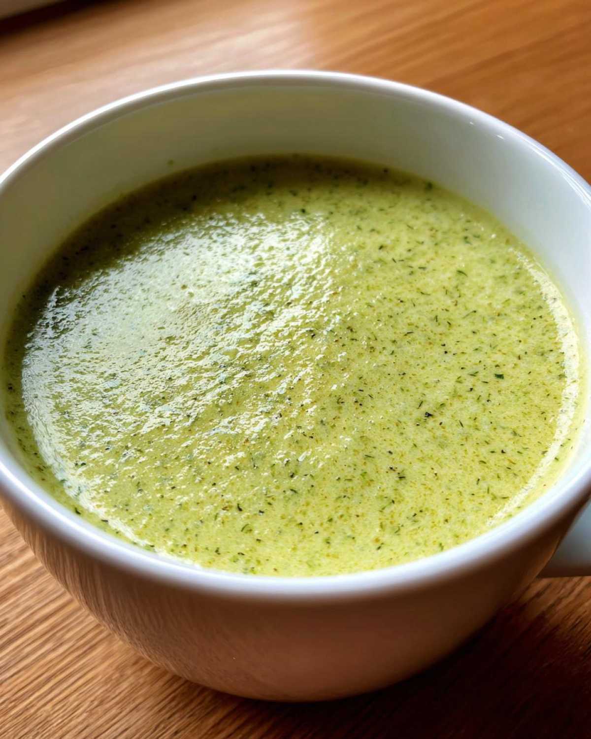 zucchini soup - detail 4